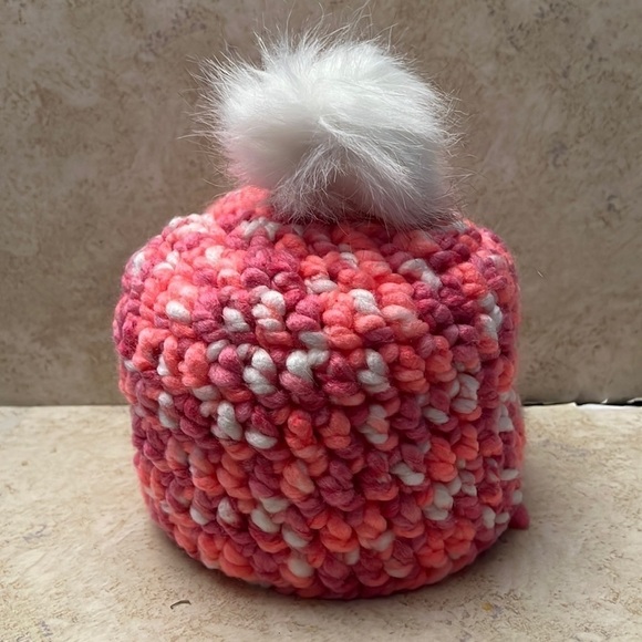 Handmade Crochet Eco Tie Dye Hat Recycled Acrylic - Picture 1 of 6